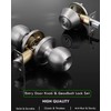 Brotima 4 Pack Keyed Alike Door Lock Set with Deadbolt,