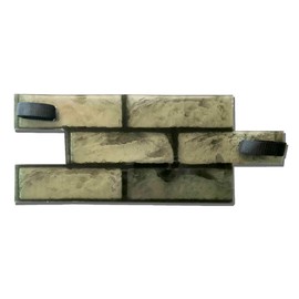 Venice Brick Mat Stamp Texturing Skin Slate Pattern Slate Seamless Texture Stamp Mat Skin Concrete Cement Stamping Tools