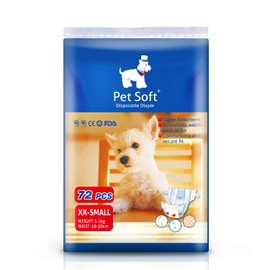 Pet Soft Disposable Female Puppy Dog Diaper 12-72pcs