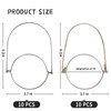 Anxingo 20 Pack Mason Jar Wire Hangers Set, 10 x