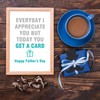 Qiliji Funny Fathers Day Card for Dad Stepdad, Happy Father's