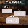 HUAJUN Alarm Clock, Digital Wooden LED, Temperature/Humidity Display, Brightness Adjustment,