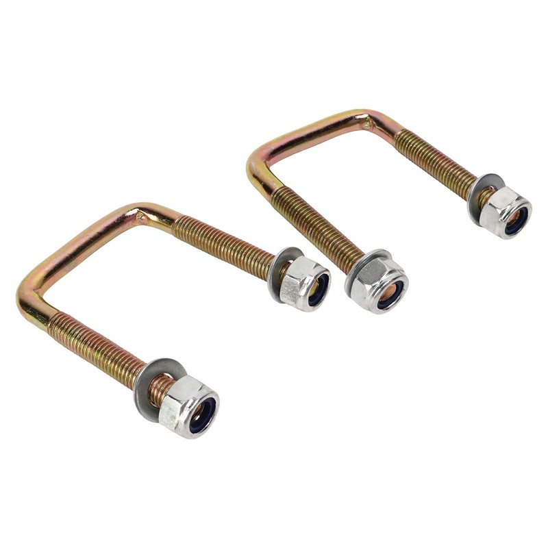 2pcs Golf Cart Leaf Spring U Bolt with Screw Nut