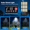 JWT 2 Pack Solar Street Lights Outdoor Waterproof, Commercial Solar