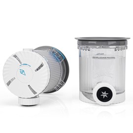 Linkidea 2 Pcs Creami Cup Containers, BPA-Free Ice Cream Maker with Lid, Dishwasher Safe Swirl & Soft Serve, Accessories for Kitchen, Compatible with Ninja NC700, NC701