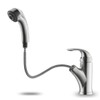 Kitchen Faucet with Sprayer, Brushed Nickel Kitchen Sink Faucet with
