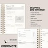 Kokonote Agenda Settimanale 2026 2027 - Diario Scoula per Università