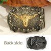 UDNFHL 2 pieces retro belt buckle, belt buckle, strap accessories,