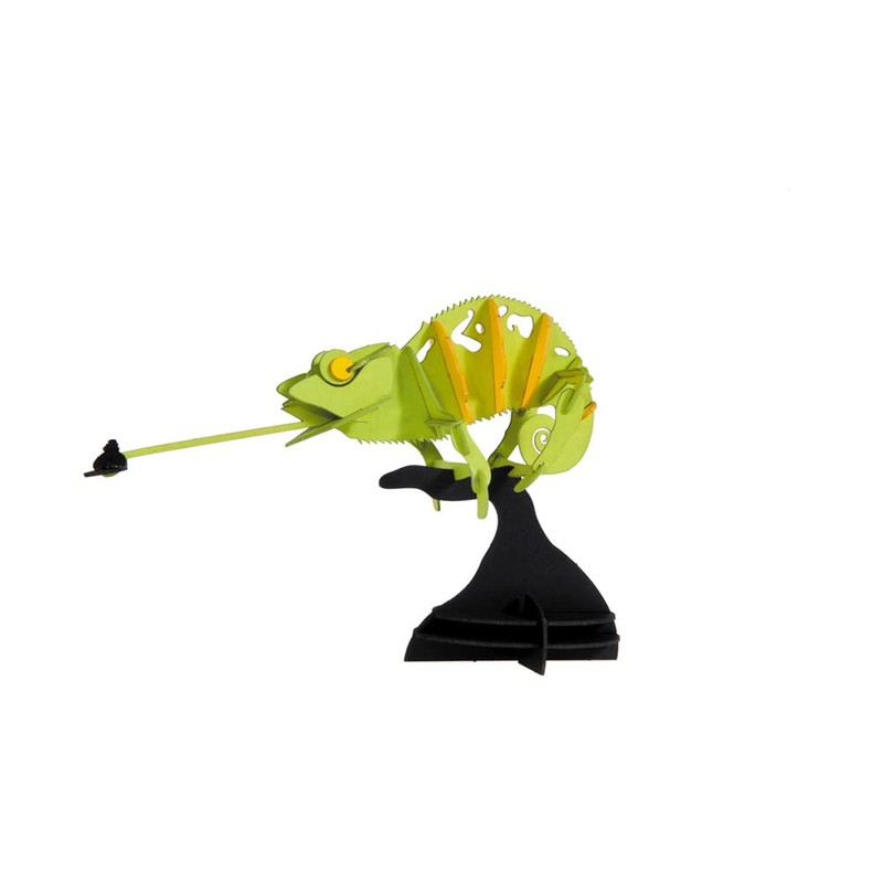 Fridolin 3D Paper Model Chameleon