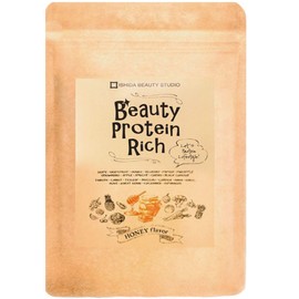 [ビューティ プロテイン リッチ]ソイプロテイン おきかえダイエット シェイク L-カルニチン αリポ酸 青汁【黒糖ハニー味】750g(1食25g 97kcal)