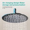 AULEEND All Metal Rain Shower Head - Heavy Duty Stainless