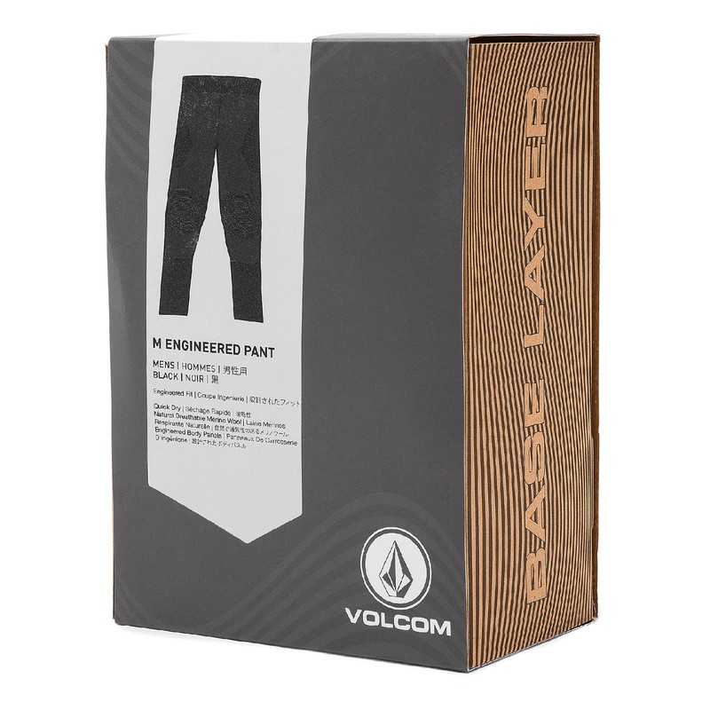 Volcom Men's Engineered Merino Wool Thermal Snowboard Base Layer Pant