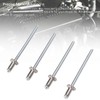 Rosette Rivets, 8PCS Aluminum Rosette Shaped Rivets Rustproof Cars Rose