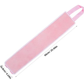 PATKAW Aplicador de Loción y Evita Manos Manchadas Espalda Fibra Rosa Adecuado para Aplicar Autobronceador de Forma Uniforme Amigable Tipo de Piel