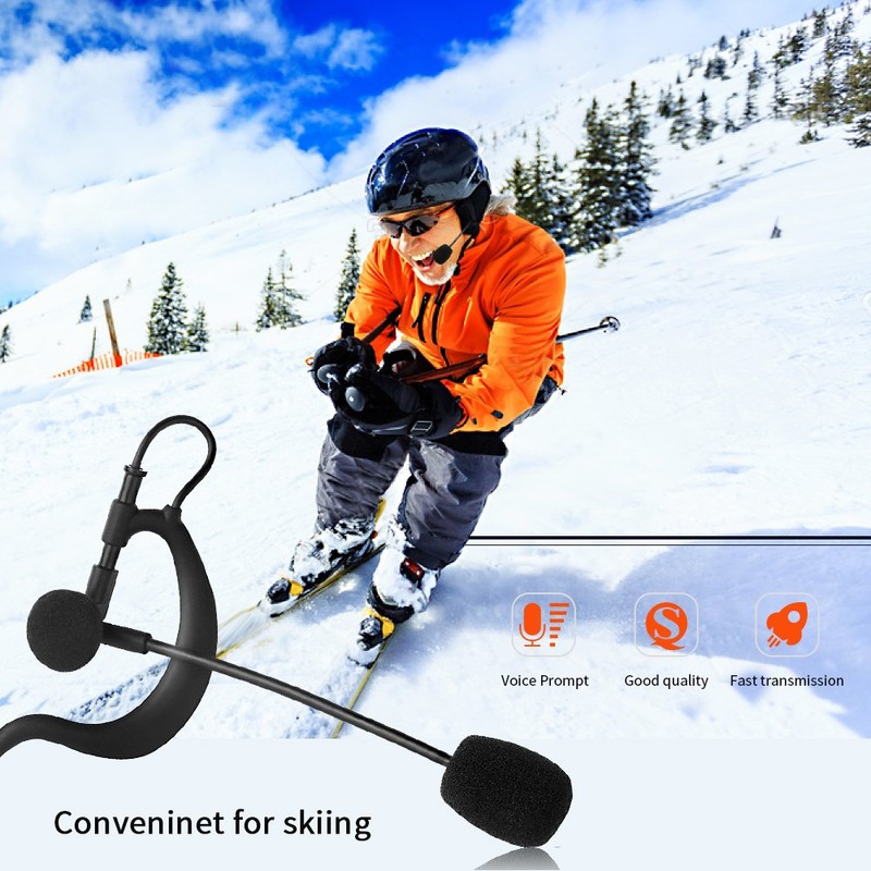 Motorcycle Intercom Bluetooth Headsets 1200m up to 6 Riders, DSP