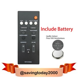 For Yamaha FSR78 ZV28960 Remote For Yamaha Soundbar YAS-106 ATS-1060 YAS107-Include Battery