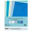 DJP 160gsm Blue Tint Card Set - 5 Colours, 50