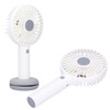 White Donut Shaped Small Fan Portable LED Night Light with