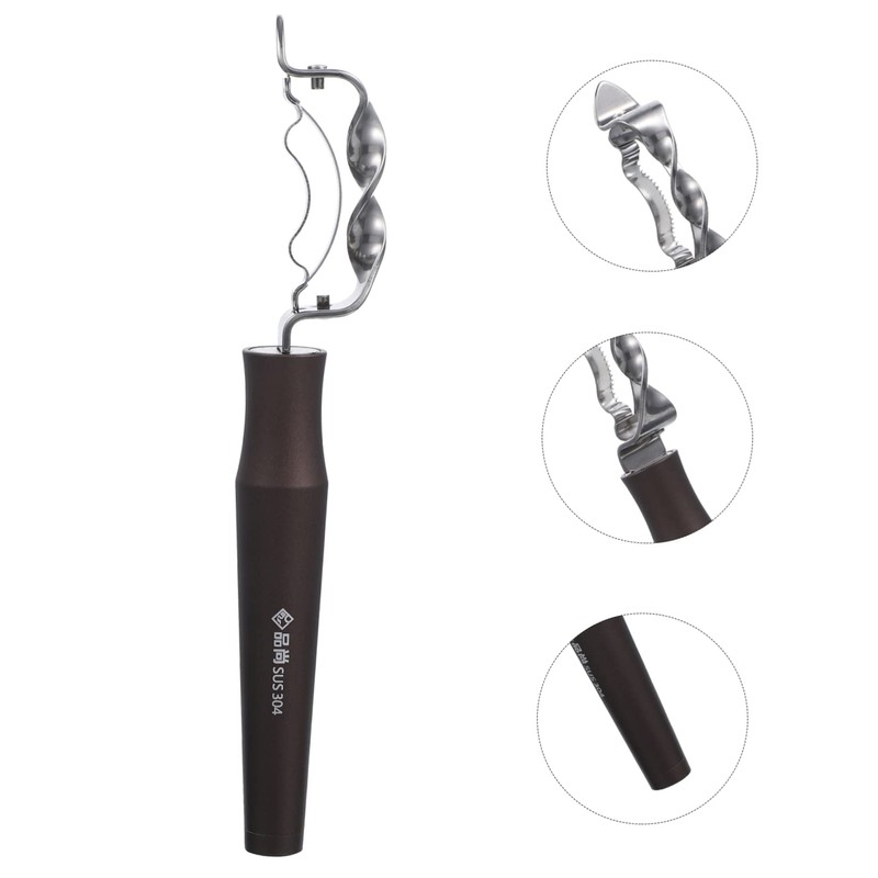 CIYODO Ergonomic Corn Peeler Tool Stainless Steel Corn Stripping Gadget