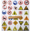 50Pcs Traffic Signs Decals Funny Traffic Warning Signs Stickers Workplace