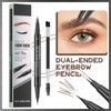 Microblading Eyebrow Pen, 2-in-1 dual-ended long-lasting eyebrow pencil, featuring micro-blade