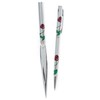 Womens Red Rose Pen and Letter Opener Gift Boxed Set