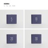 mooas Multi-Cube Timer/Rotate Timer, Simple Operation, Clock & Alarm (Violet)