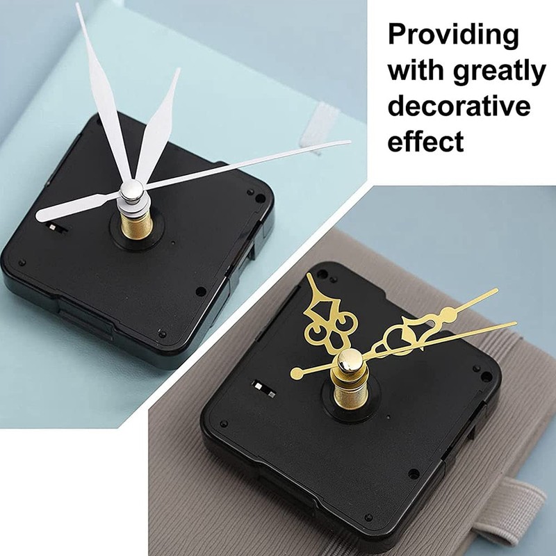 Xsdjasd 5pcs Watch Movement Parts Silence Quartz DIY Wall Clock