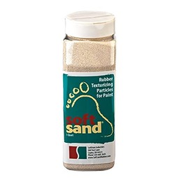 SoftSand Rubber Particles Non-Skid Coatings SR-101 SR-102 (32 Ounce Coarse Grade, White)
