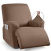 TAOCOCO Recliner Chair Covers 4-Pieces for Oversized Recliner, Stretch Recliner