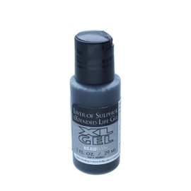 The Beadsmith XL Gel, Liver of Sulfur Extended Life Gel, 1 Fluid Ounce (29ml) Bottle, Apply a Patina Finish to Silver, Copper, and Other Metal for Oxidized Look on Art and Jewelry Projects