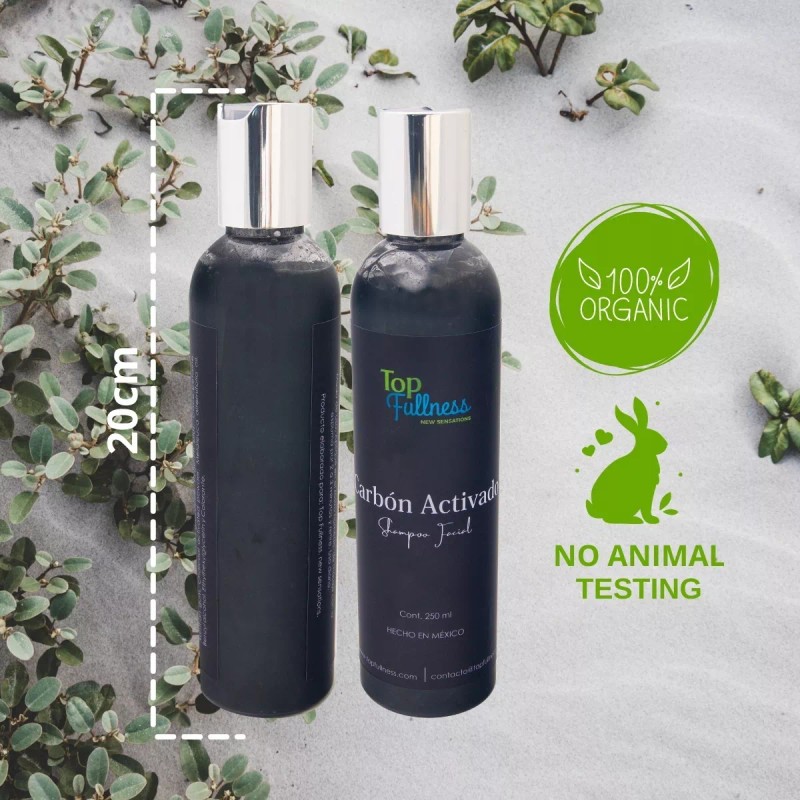 Top Fullness Shampoo Facial Carbón Activado Top Fullness Exfoliante 250ml