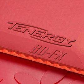 Butterfly Tenergy 80 FX Table Tennis Rubber Table Tennis Rubber - 1.7 mm, 1.9 mm, or 2.1 mm - Red or Black - 1 Inverted Table Tennis Rubber Sheet - Professional Table Tennis Rubber