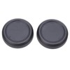 2PCS Lens Rear Caps ABS Plastic Snap On Lens Back