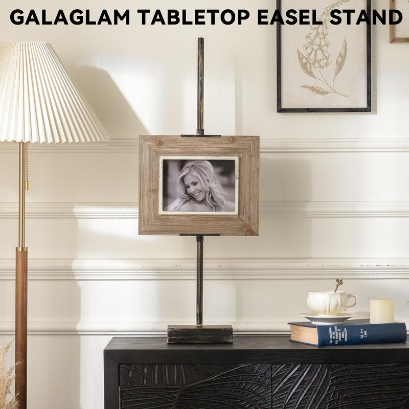 Heavy Duty Tabletop Picture Frame Stand Adjustable Metal Easel Display