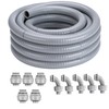 Geowaky 3/4 Inch 100 FT Liquid-Tight Conduit and Connector Kit