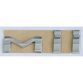 Seat 1SL853687739 Lettering MII Sticker Logo Emblem Model Lettering Silver
