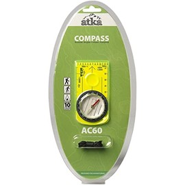 Atka AC60 Baseplate Compass with Lanyard