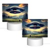 Zhgqun UFO landing decorative night light acrylic light strip suitable