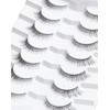 Lashes Wispy False Eyelashes Colour Gradient False Eyelashes Natural Look