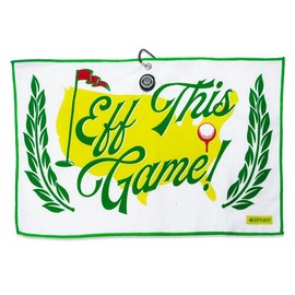 Magnetic Golf Towel, Ultra-Absorbent, Durable & Convenient, Caddie:_Love / F This Game Golf Towel