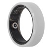 Smart Ring White BT IP68 Waterproof Rechargeable Pedometer Sleep Tracking