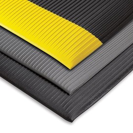 NoTrax 406 Razorback™ Ribbed Anti-Fatigue Mat, 3' X 4' Black