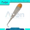 Avon Surgical Bernard Dental Root Elevator with Concave Spade Tip,