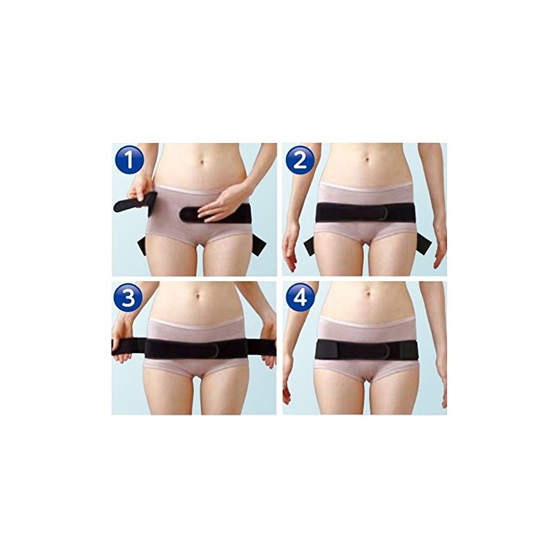 meetuu マザーベルト ライト ブラック (薄型骨盤固定ベルト) S~M・1490520