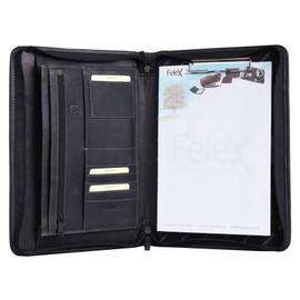 Green Burry Vintage A4 Conference Folder – Black