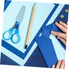 Mikinona 2pcs Stylish Hair Scissor Covers Leather for Hairdressing Shears