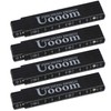 Set of 4 Folding Rulers 1 Metre Portable Plastic Folding