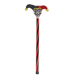 FIESTAS GUIRCA Harlequin Jester Wand Costume Accessory 90 cm Red/Black