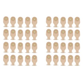 Aswalling 40Pcs Ostomy Bags Drainable Pouches for Colostomy Ileostomy Stoma Care 20-60mm Drain Valve Colostomy Bags